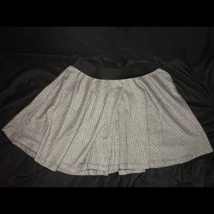 Black and White Flare Skirt